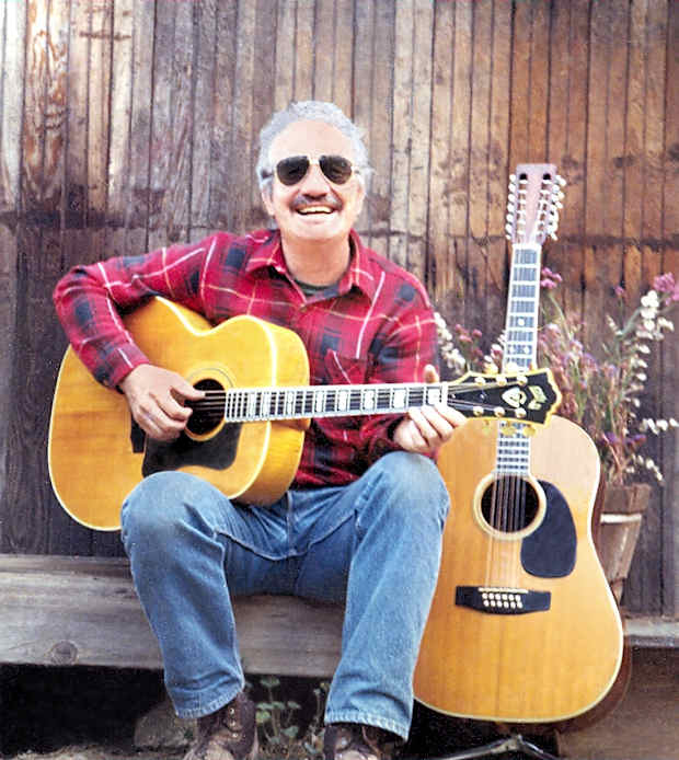 David and his guitars